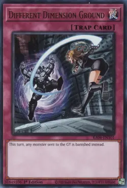 Yugioh! Different Dimension Ground - RA04-EN101 - Ultra Rare - 1st Edition Near - Image 1