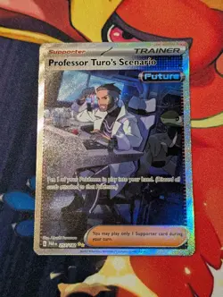 Professor Turo's Scenario 257/182 Special Illustration Rare Paradox Rift Holo NM - Image 1