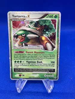 Pokemon Diamond & Pearl Base Set Torterra LV.X 122/130 Ultra Rare MP - Image 1