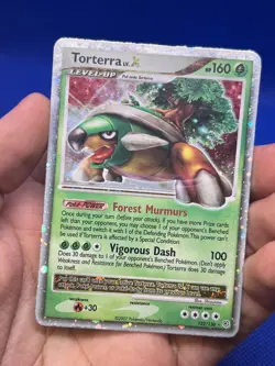 Pokemon Diamond & Pearl Base Set Torterra LV.X 122/130 Ultra Rare MP - Image 2