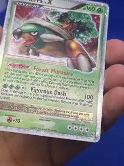 Pokemon Diamond & Pearl Base Set Torterra LV.X 122/130 Ultra Rare MP - Image 4
