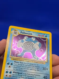 VTG 1999 Pokemon Base Set Unlimited Poliwrath 13/102 Holo Rare NM/LP -2 - Image 4