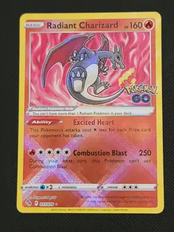2022 POKEMON GO #011 RADIANT CHARIZARD - Image 1
