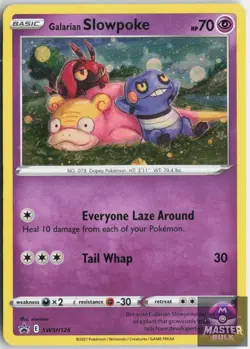 Galarian Slowpoke SWSH126 Holo Promo Sword & Shield Promo Pokemon Holo LP - Image 1