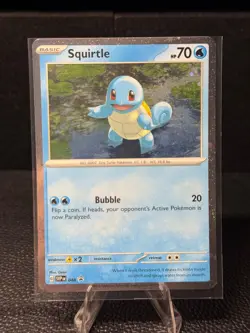 Squirtle (Cosmos Holo) 048 Holo Promo Scarlet & Violet Promo Pokemon Near Mint - Image 1