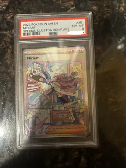 Pokemon TCG Miriam 251/198 SV01 Scarlet & Violet SIR Full Art Holo PSA 8 - Image 1