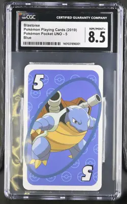 2019 Pokemon Pocket UNO #5 Blastoise CGC 8.5 - Image 1