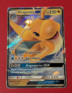 Pokemon TCG - Dragonite GX - 37/70 - Dragon Majesty - Image 1