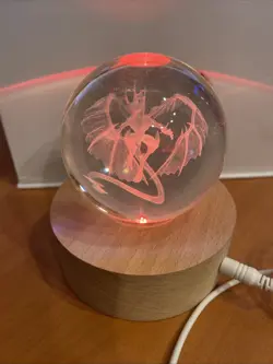 Yu-Gi-Oh! 5D’s Duel Links Stardust Dragon Glass Etched Ball Box ULTRA RARE - Image 5