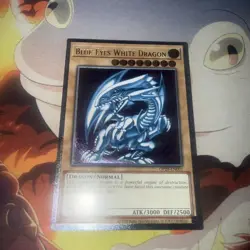 Yugioh Ultimate Rare Blue Eyes White Dragon OP28-EN001 - Image 4