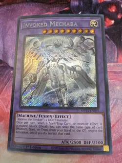 Invoked Mechaba Secret Rare MP24-EN059 MISPRINT Near Mint Yugioh TCG - Image 1