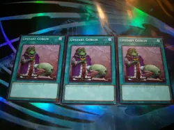 3x Upstart Goblin 1st Edition Common L26D-ENS07 Yu-Gi-Oh! - Image 1