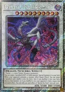 Yugioh! Bystial Dis Pater - RA05-EN041 - Platinum Secret Rare - 1st Edition Near - Image 1