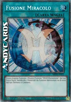FUSIONE MIRACOLO • (Miracle Fusion) • Rara Starlight • MP25 IT021 • 1Ed • Yugioh - Image 1
