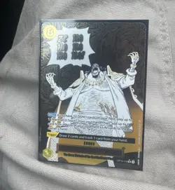 Bandai One Piece CCG Zehahahahaha! Marshall D. Teach OP16-116 Rare Foil Alt Art - Image 1