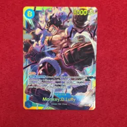 One Piece Card Game Monkey D. Luffy OP11-118 Secret Rare Alt Art Foil EN 8000 - Image 1