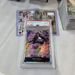 2025 ONE PIECE OP12-LEGACY OF THE MASTER #087 NICO ROBIN PSA 10 - Image 1