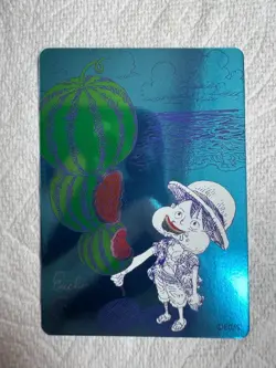One Piece Luffy Natsucomi 2026 Meta-Kira Promo Card Japan Exclusive - Image 1