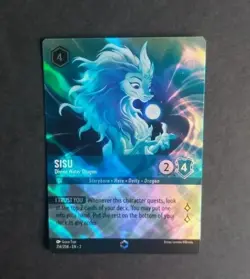 1x FOIL ENCHANTED SISU DIVINE WATER DRAGON - Floodborn - Disney Lorcana TCG - Image 1