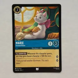 Marie 166/204 Disney Lorcana Archazia's Island Regular Uncommon Card NM - Image 1