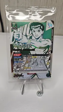 Yusuke Urameshi (038) (Winner) - Union Arena Promotion Card (Sealed) - Image 1