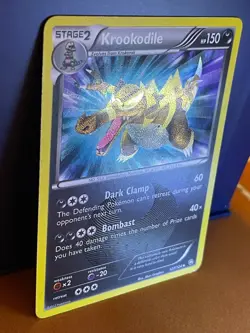 2012 Pokemon Krookodile 127/124 Dragons Exalted Set Holo Shiny Secret Rare - Image 3
