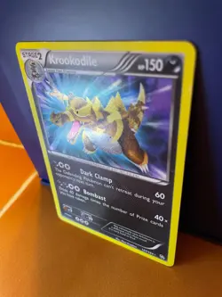 2012 Pokemon Krookodile 127/124 Dragons Exalted Set Holo Shiny Secret Rare - Image 4