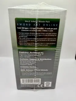 Bushiroad Weiss Schwarz Sword Art Online English Booster Box 1 Box - Image 2