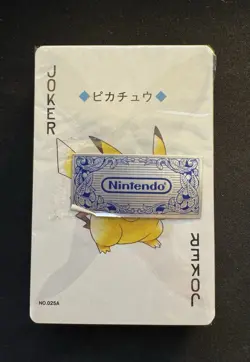 **SEALED** Genuine Pokemon Silver Playing Cards Japanese MINT - Image 4