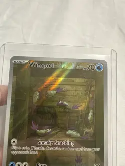 Pokemon TCG Wimpod Paradox Rift 191/182 Holo Illustration Rare Card NM Condition - Image 2