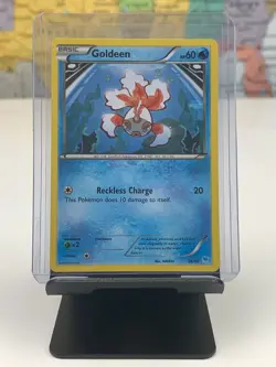 SHIPS SAME DAY Pokemon Card MP Goldeen 26/30 Basic Water Type 2016 Suicune Kit - Image 1