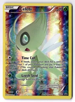 (110136) CELEBI XY111 Black Star Holofoil Promo Card - MYTHICAL COLLECTION - Image 2