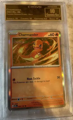 Pokemon Variety Graded 5-Card Lot: Charmander, Plusle, Iron Treads ex, More - Image 2