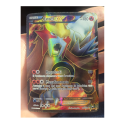 Pokemon Entei EX Ultra Rare Holo Dark Explorers 103/108 Italian 180 HP Card - Image 1