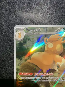 PAWMOT Full ART —Pokemon Scarlet & Violet Holo Illustration Rare Card 209/198 NM - Image 2