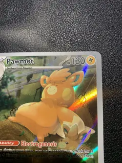 PAWMOT Full ART —Pokemon Scarlet & Violet Holo Illustration Rare Card 209/198 NM - Image 3