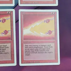 Fork Revised Edition Red Interrupt Lot 4 EN playset MTG Magic The Gathering - Image 4