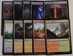 Set of LIFE GAIN Dual Lands MTG Mixed Sets NM EDH Commander REG NM - Image 4