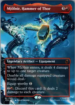 Mjolnir, Hammer of Thor (Borderless) () M MSH 339 NM - Image 1