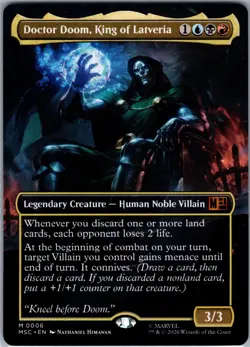 Doctor Doom, King of Latveria (Borderless) M MSC 6 NM - Image 1