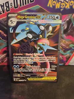 Mega Greninja ex 100/086 Ultra Rare Full Art Holo Chaos Rising Pokemon NM - Image 1