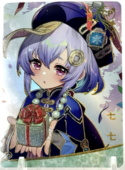 Goddess Story: QiQi Genshin Impact CP 10M04CP-8 Anime Waifu CCG Trading Card - Image 1