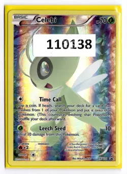 (110138) CELEBI XY111 Pokemon Black Star Holofoil Promo Card MYTHICAL COLLECTION - Image 1