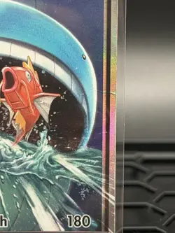 Pokemon Magikarp and Wailord Tag Team GX Promo Card Sun and Moon SM166 *Damaged* - Image 3