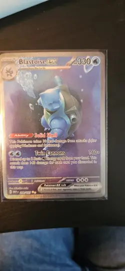 Pokemon TCG Blastoise EX SIR 200/165 Scarlet & Violet 151 Near Mint Condition - Image 2