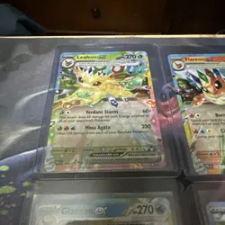 Pokemon Prismatic Evolutions Double Rare EX EEVEE Set Of 9 ENGLISH EEVEELUTIONS - Image 2