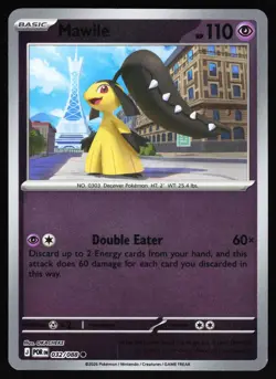 Mawile 032/088 Common Perfect Order Pokemon Reverse Holo Near Mint - Image 1