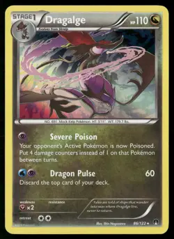 Dragalge 86/122 Holo Rare BREAKpoint Pokemon Holo Near Mint - Image 1