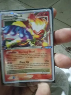 Pokemon TCG Infernape LV.X DP Black Star Promotional DP10 Holo Promo - Image 1