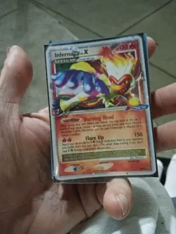 Pokemon TCG Infernape LV.X DP Black Star Promotional DP10 Holo Promo - Image 3